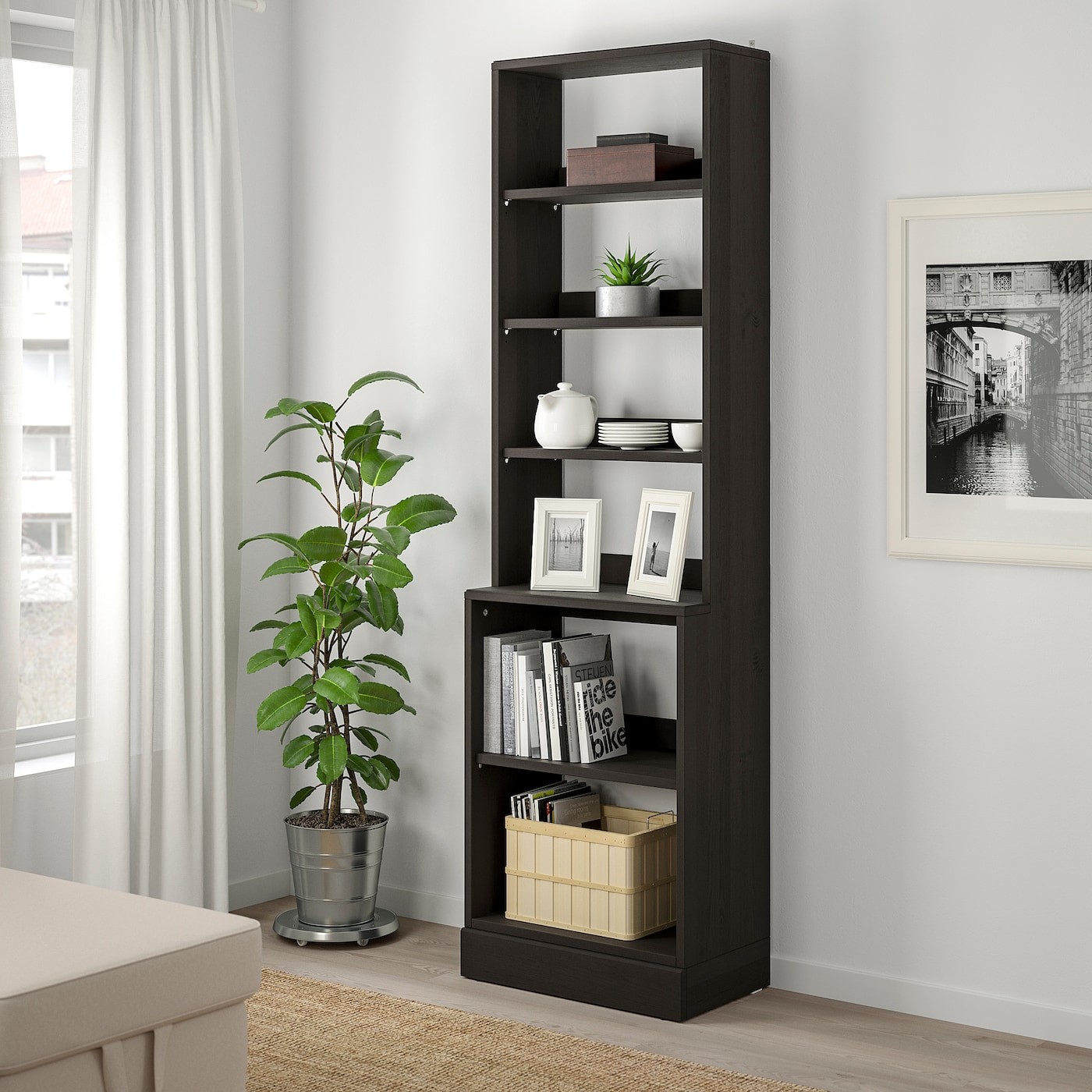 HAVSTA Shelving unit with plinth