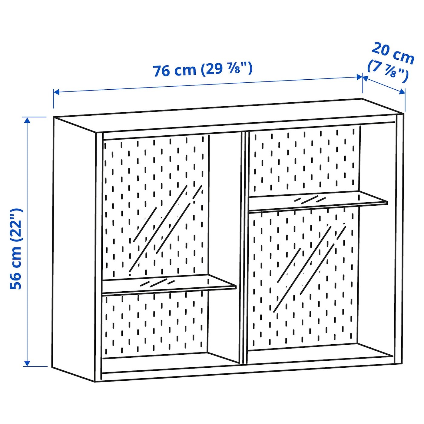 UPPSPEL Glass-door cabinet