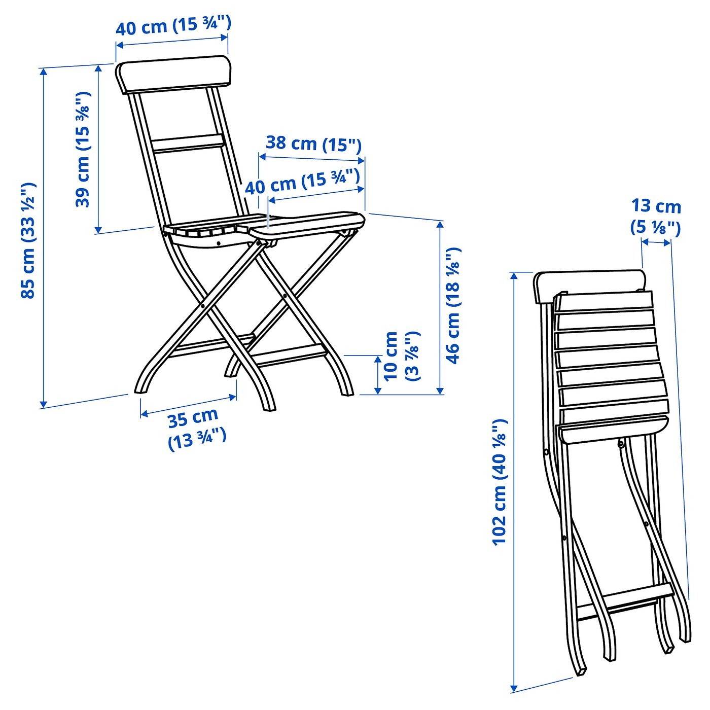 MÄLARÖ Chair, outdoor