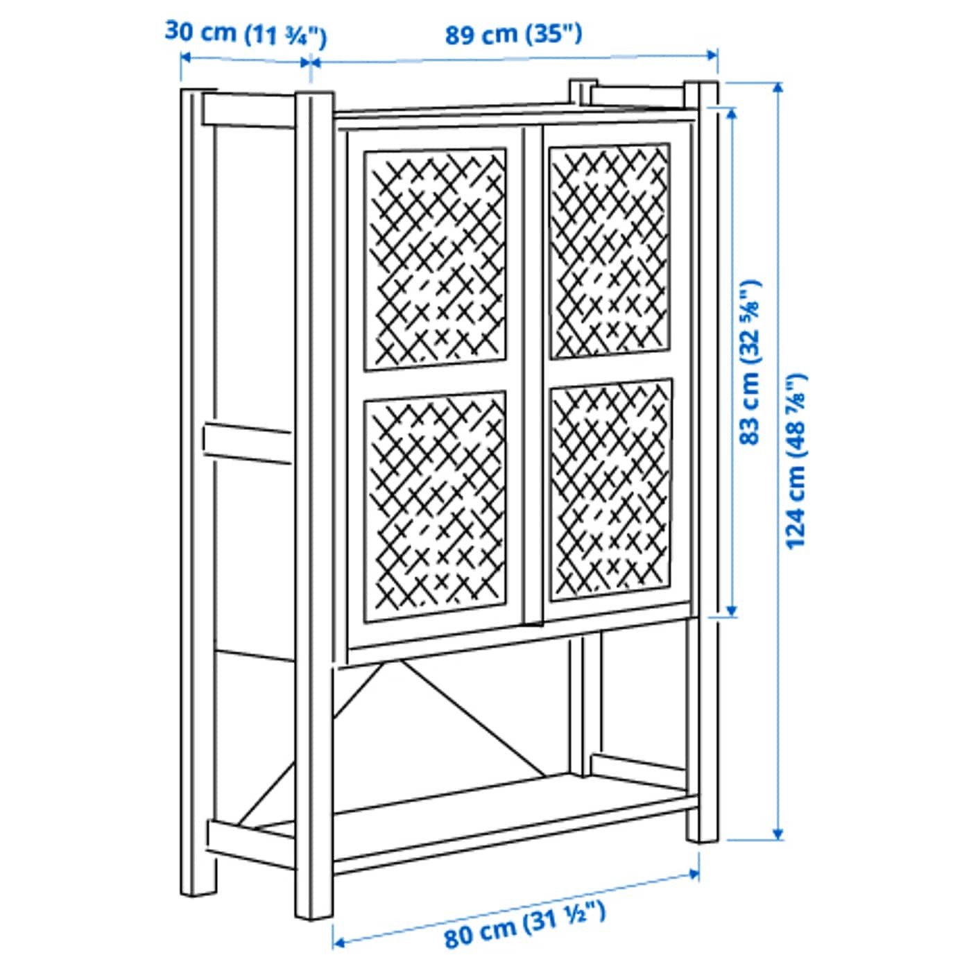 IVAR Cabinet with doors