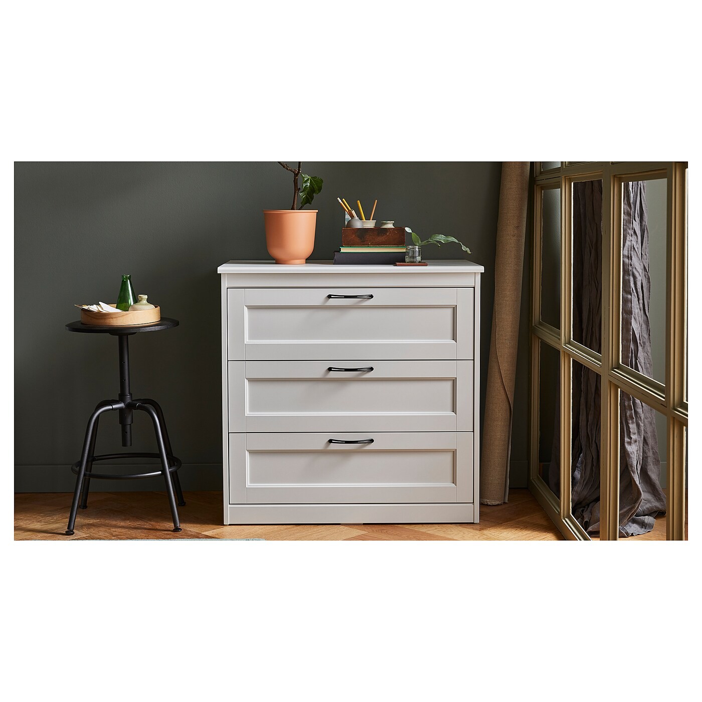 SONGESAND Chest of 3 drawers