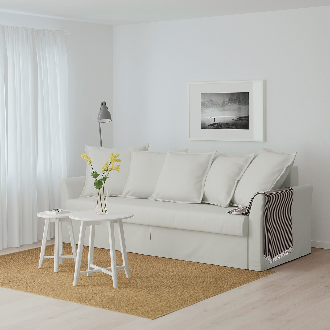 HOLMSUND Three-seat sofa-bed