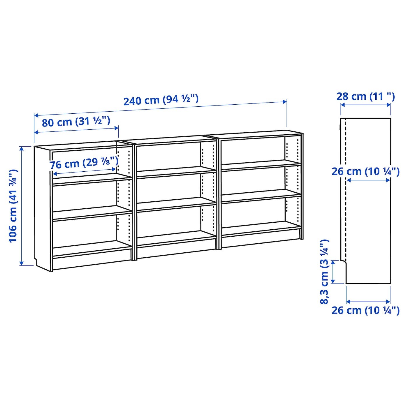 BILLY Bookcase