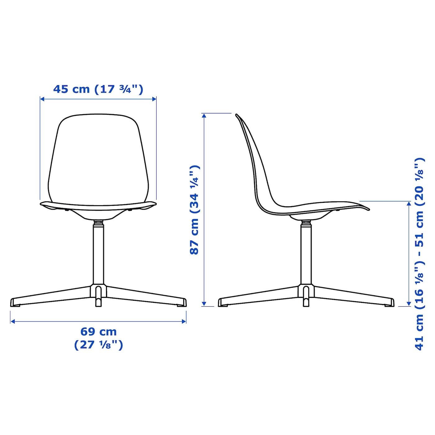 LEIFARNE Swivel chair