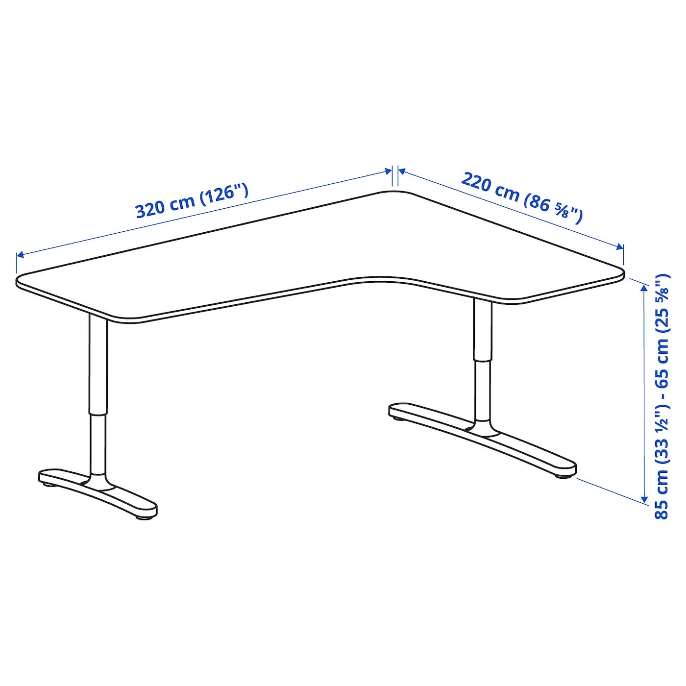 BEKANT Desk combination