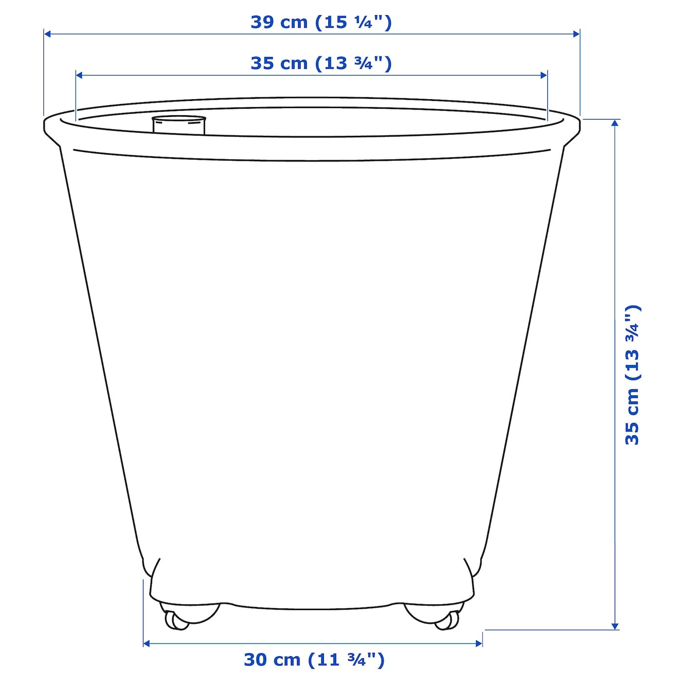 IKEA PS FEJÖ Self-watering plant pot