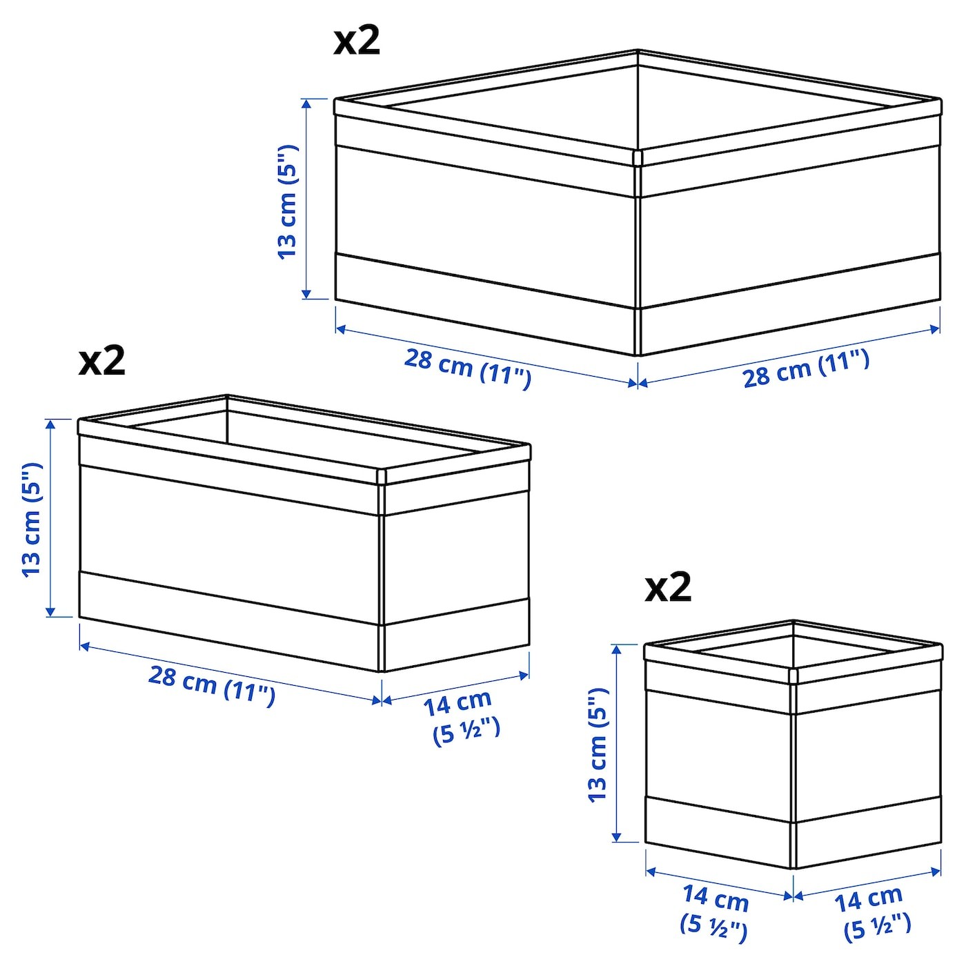 SKUBB Box, set of 6