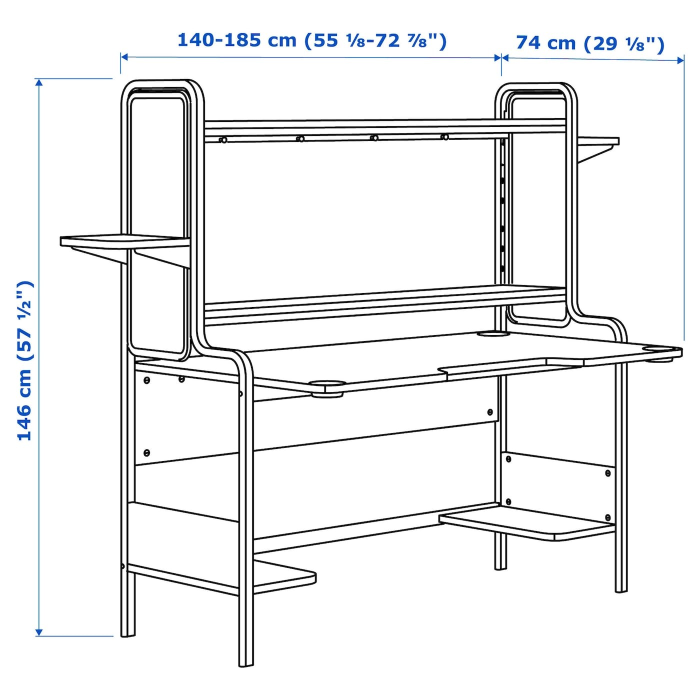 FREDDE Gaming desk