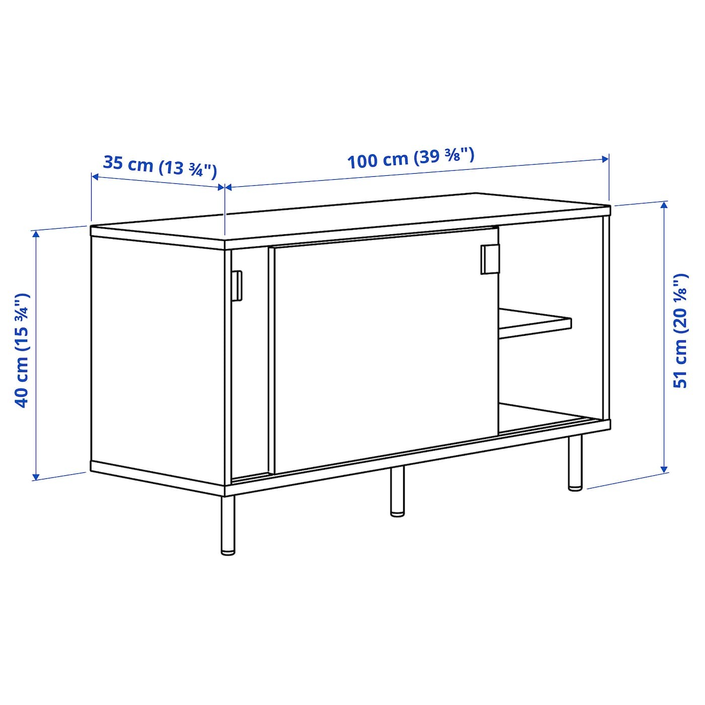 MACKAPÄR Bench with storage compartments