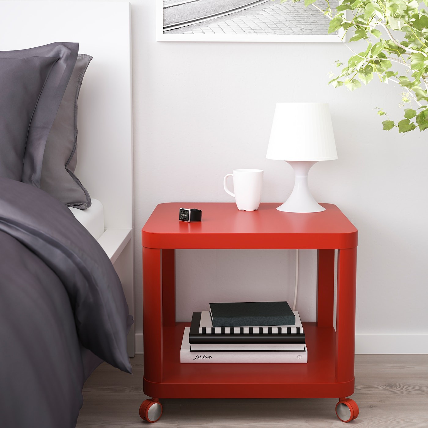 TINGBY Side table on castors