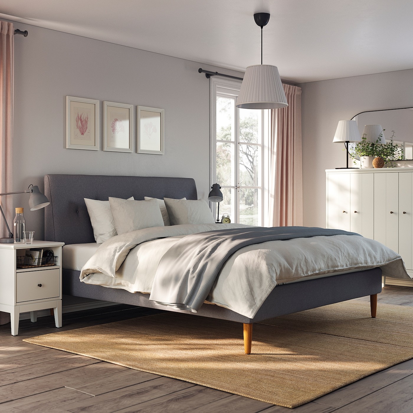 IDANÄS Upholstered bed frame