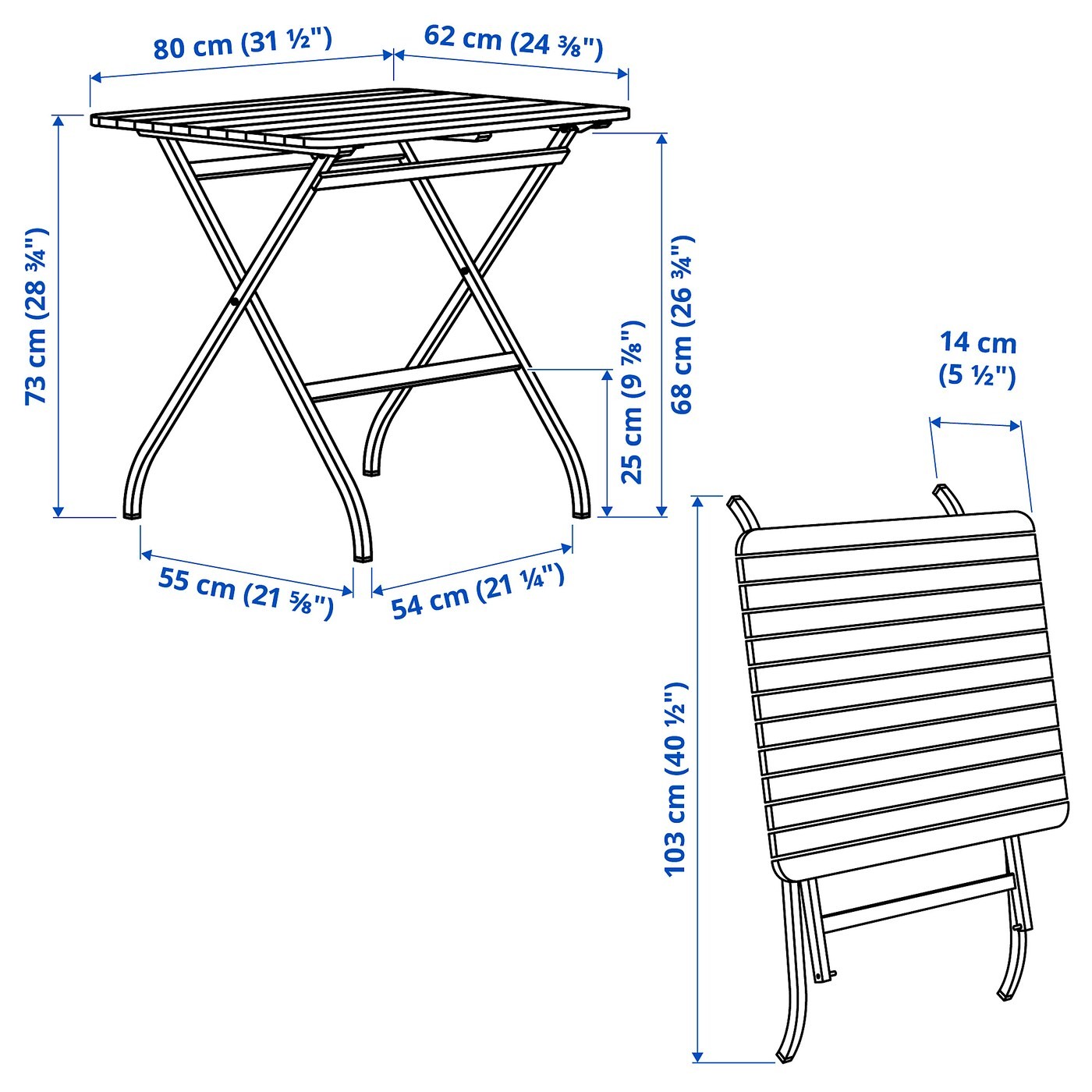 MÄLARÖ Table, outdoor