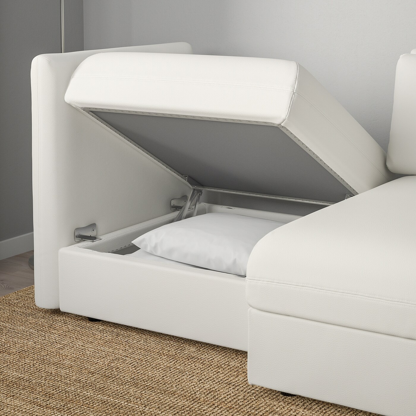 VALLENTUNA 2-seat modular sofa with sofa-bed