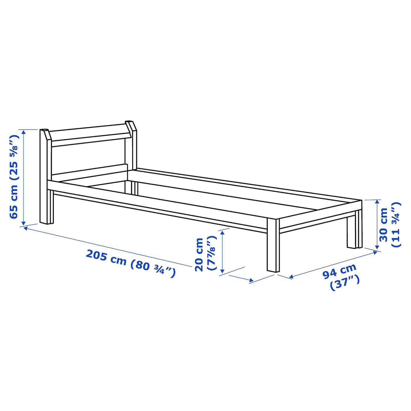 NEIDEN Bed frame