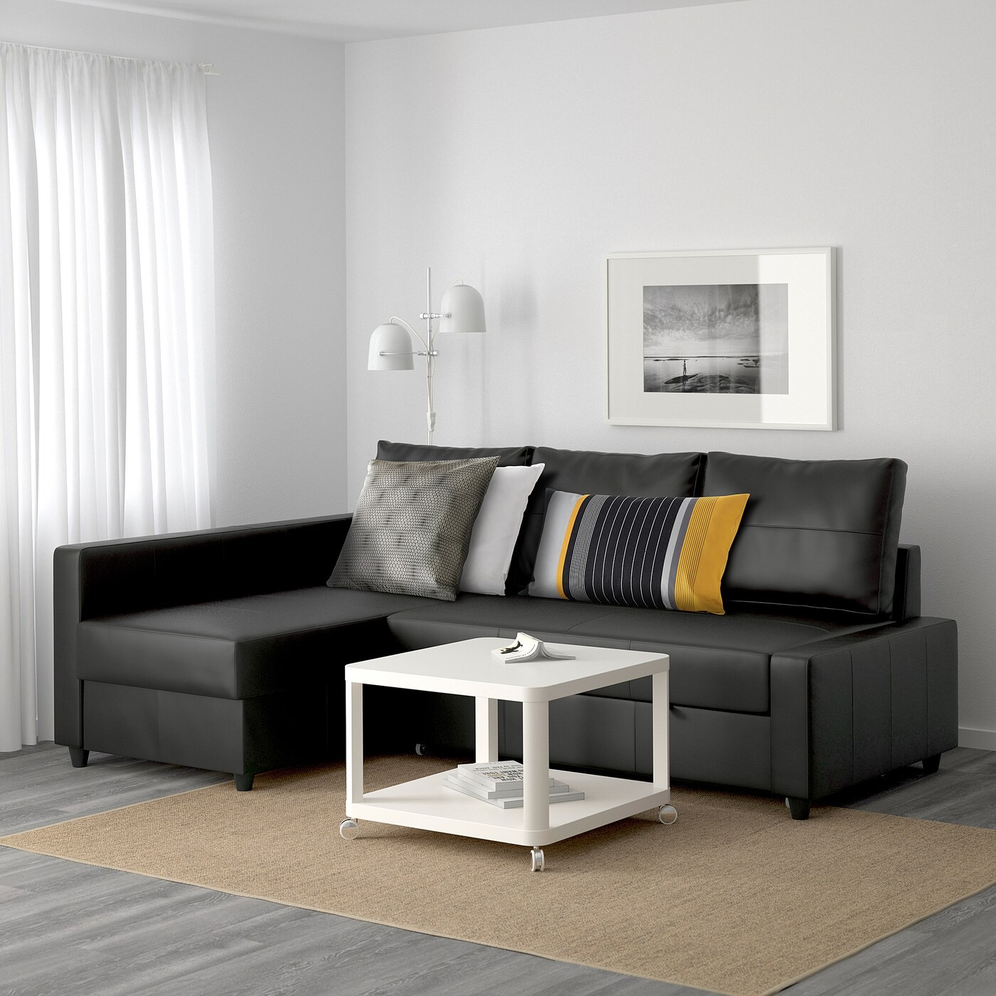 FRIHETEN Corner sofa-bed with storage