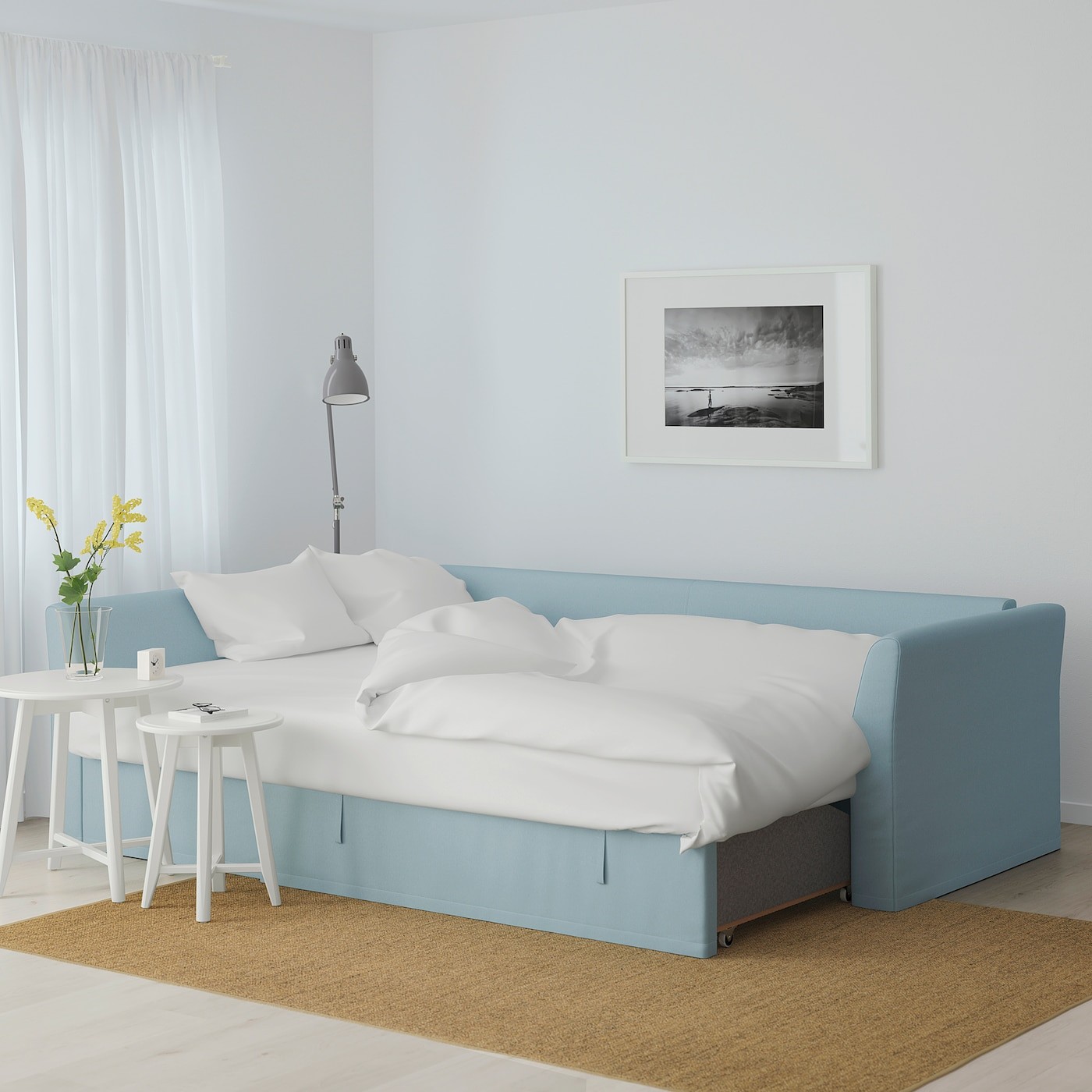 HOLMSUND Corner sofa-bed