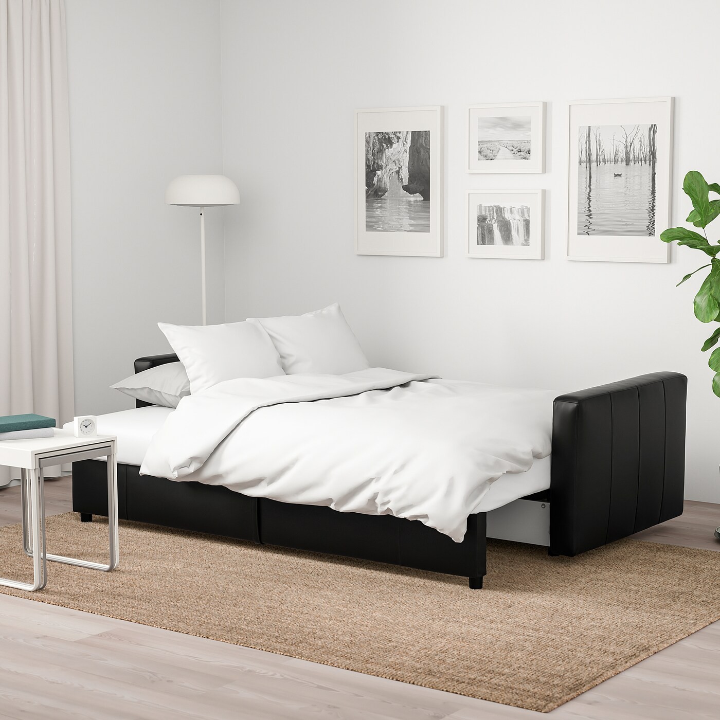 FRIHETEN Three-seat sofa-bed