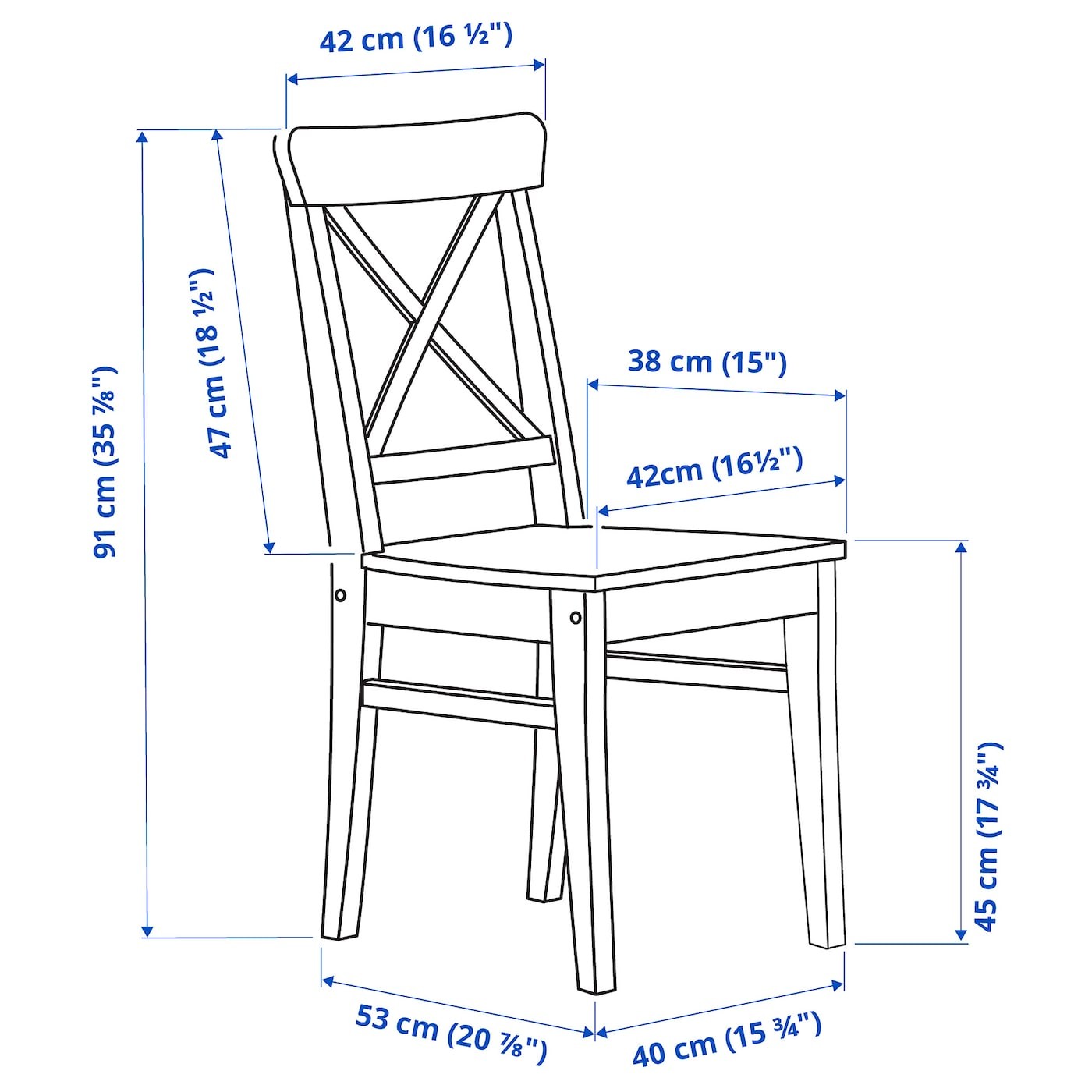 INGATORP / INGOLF Table and 6 chairs