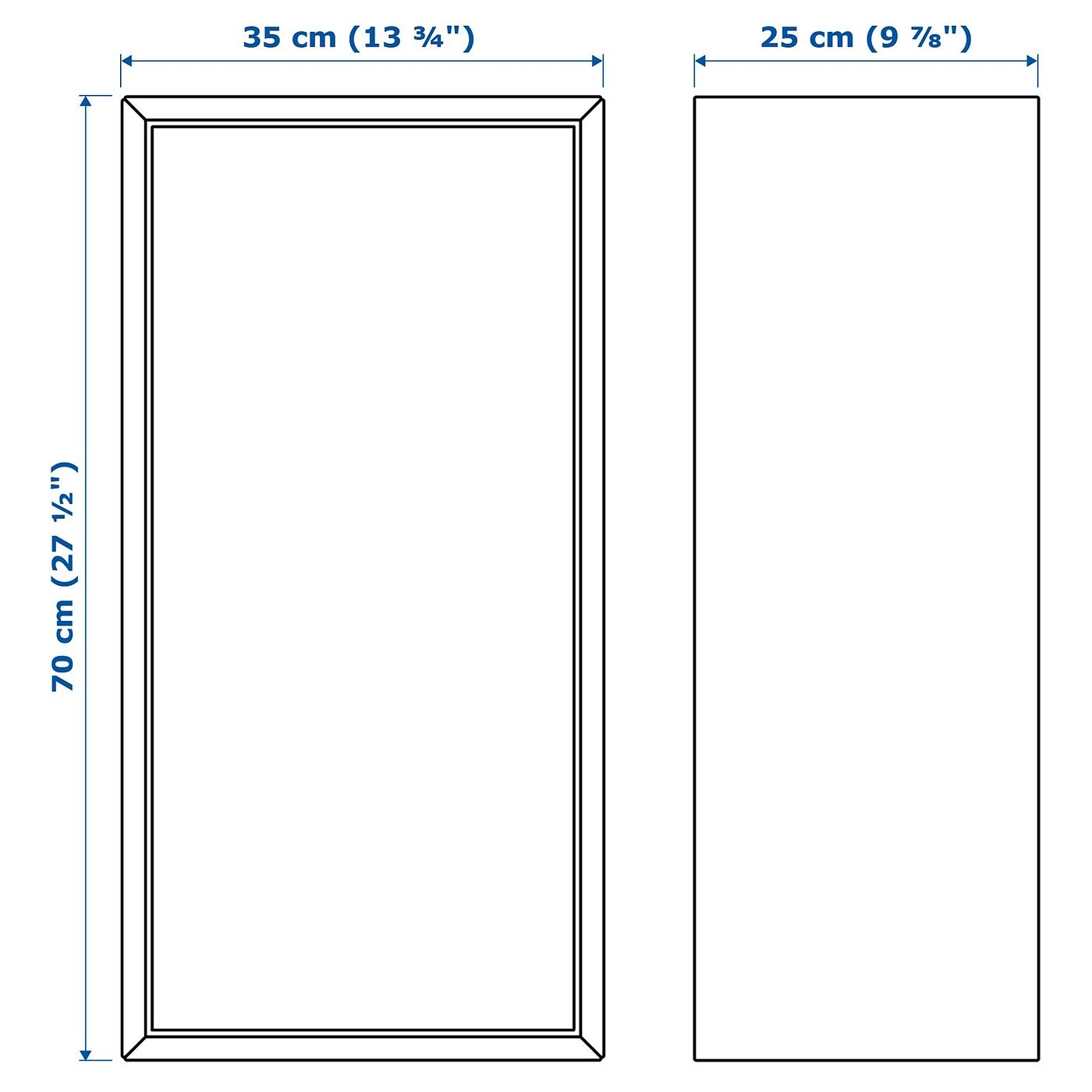 EKET Cabinet w door and 2 shelves