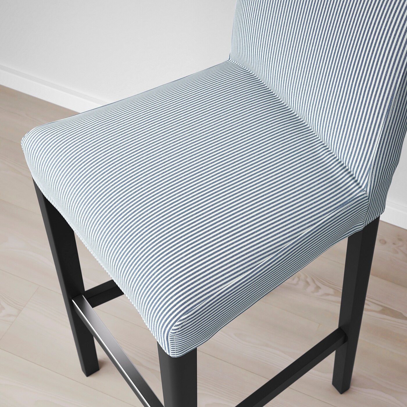 BERGMUND Bar stool with backrest