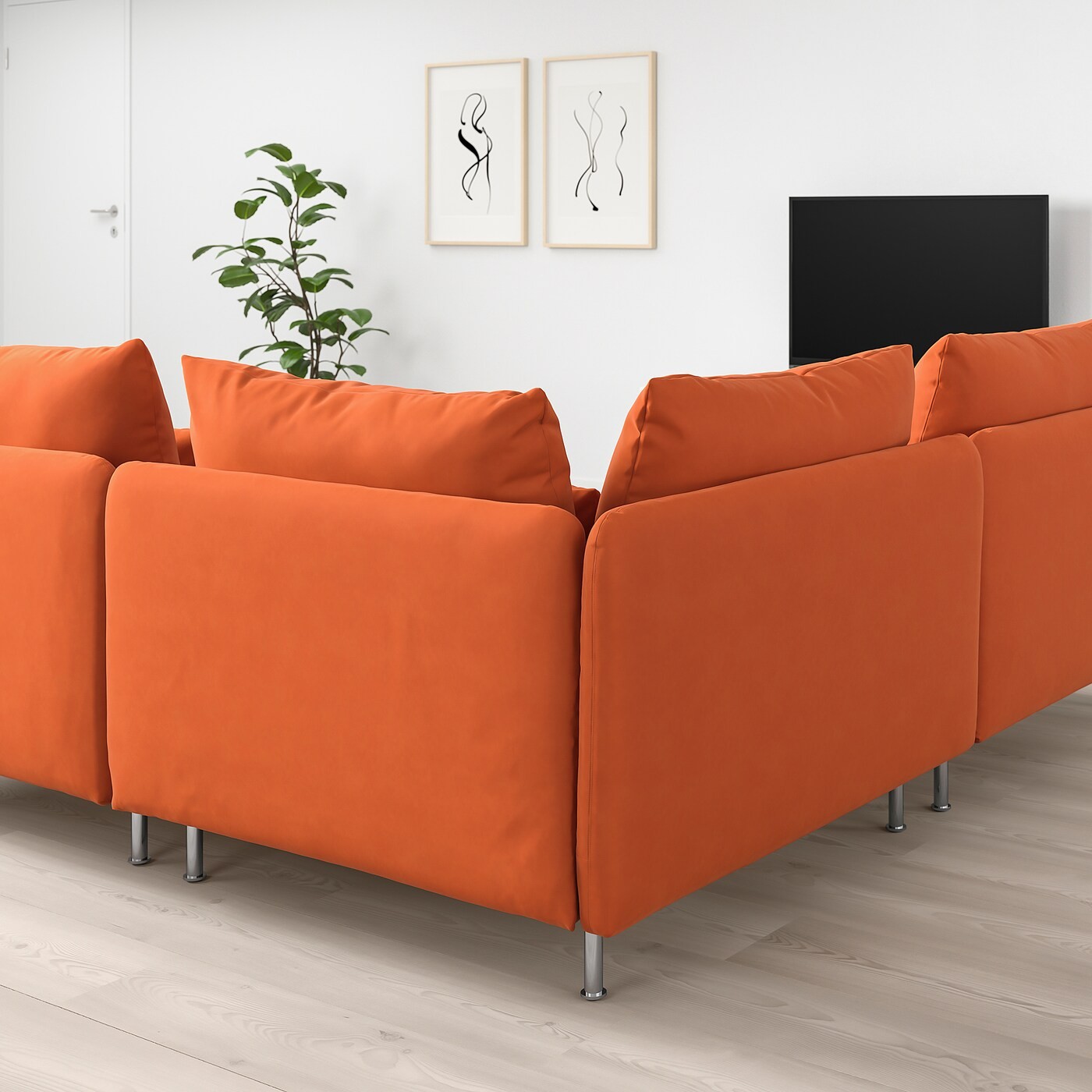 SÖDERHAMN Corner sofa, 6-seat