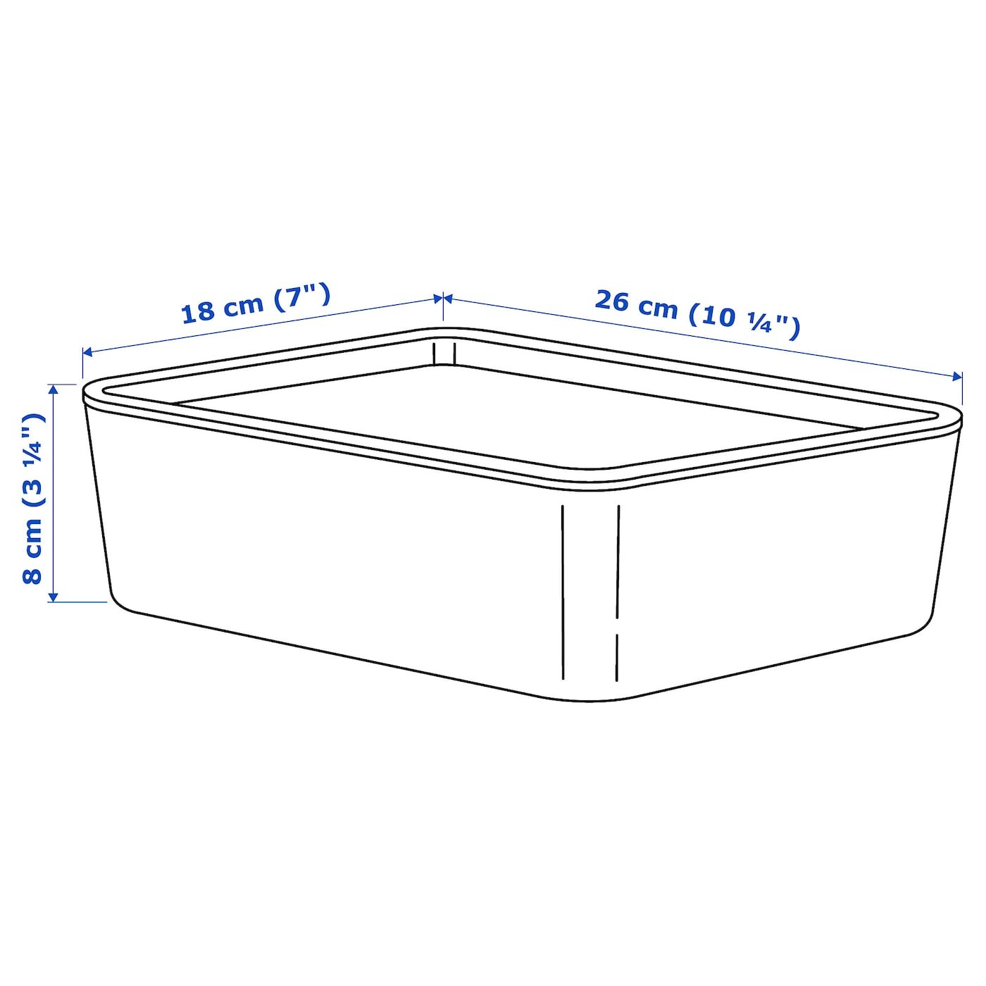 KUGGIS Storage box with lid