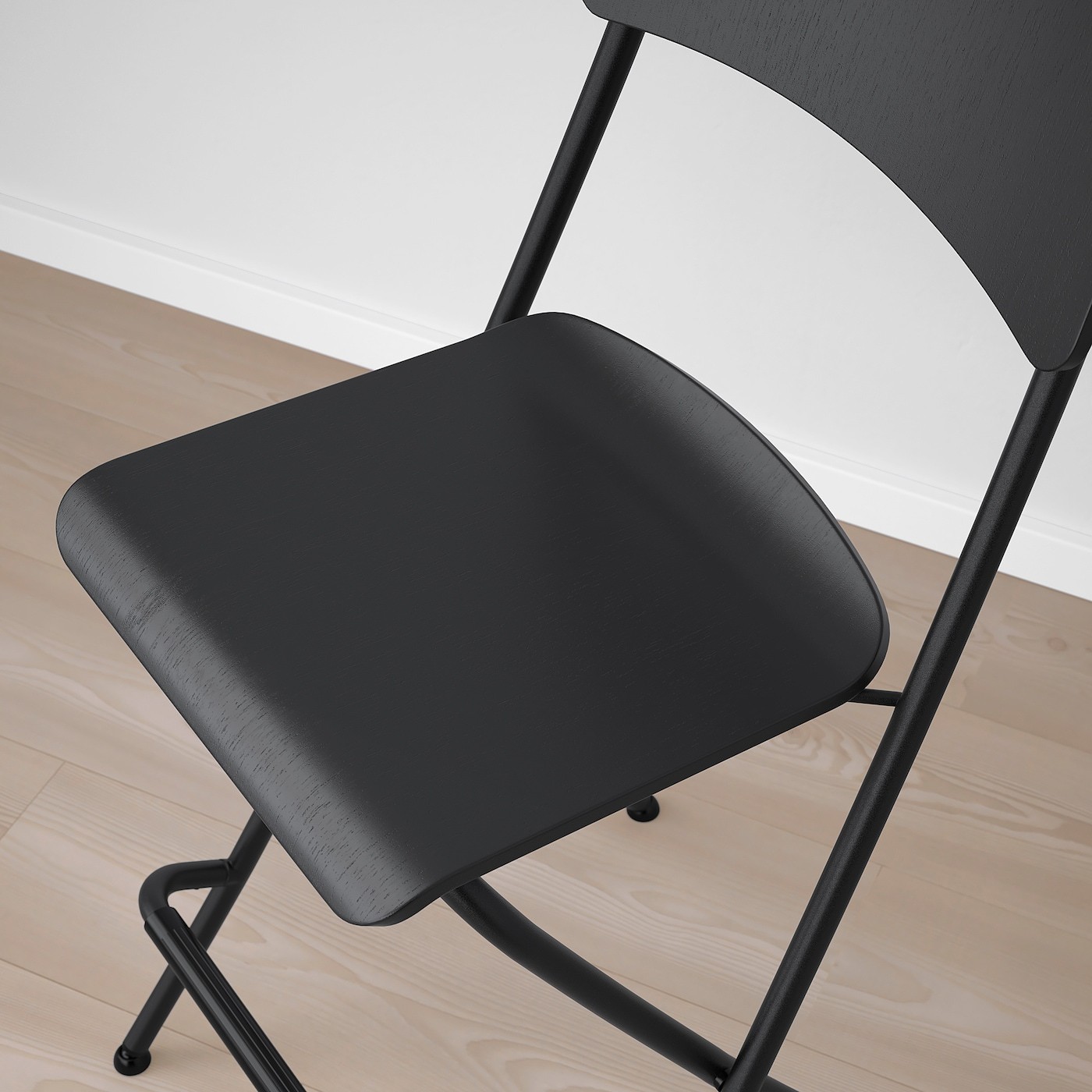 FRANKLIN Bar stool with backrest, foldable