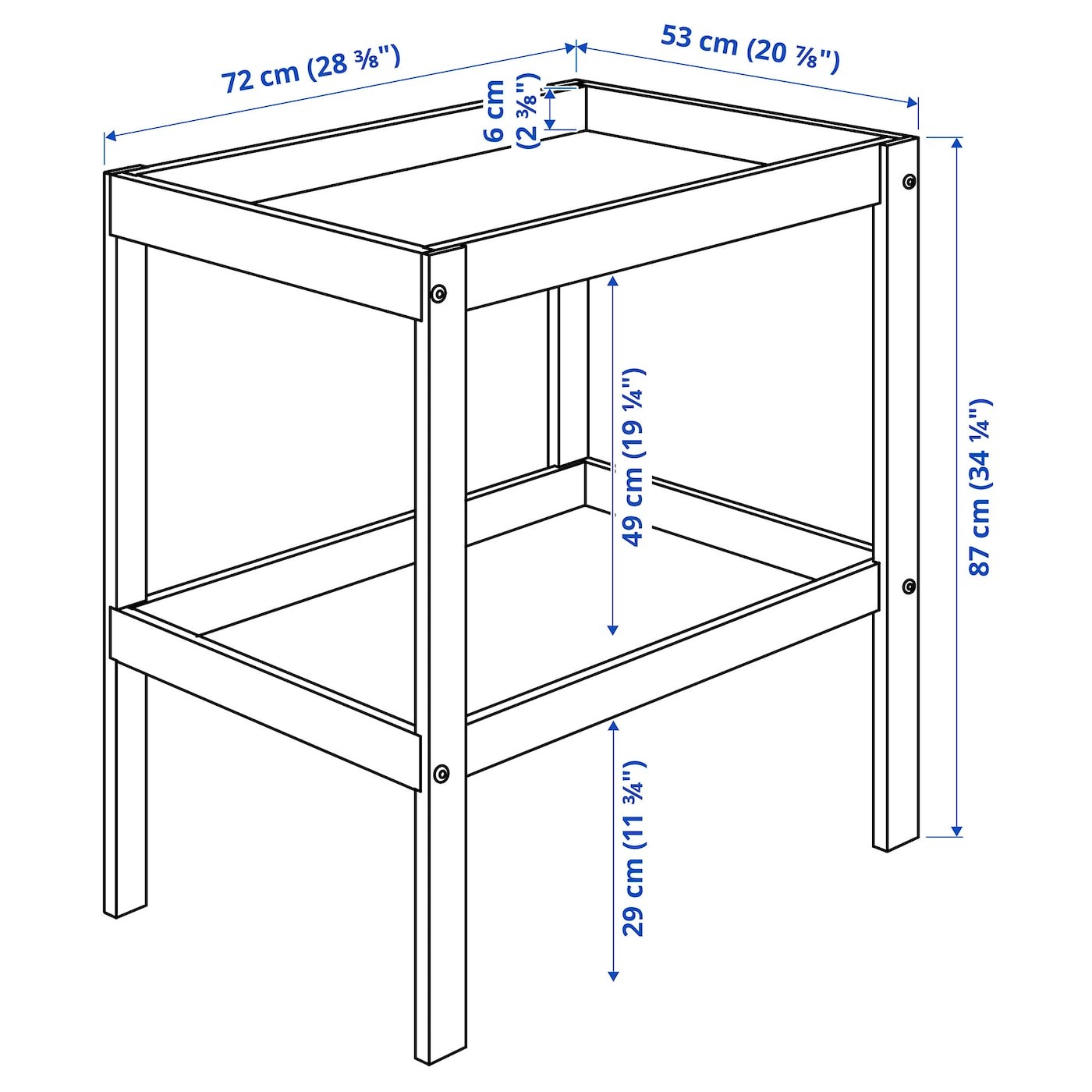 SNIGLAR Changing table