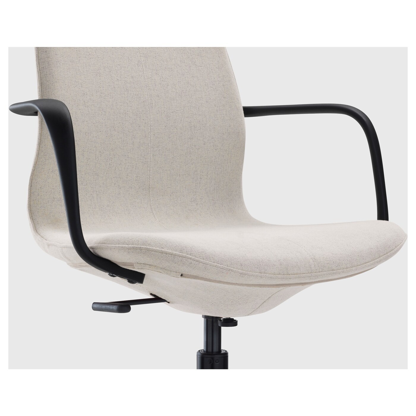 LÅNGFJÄLL Office chair with armrests