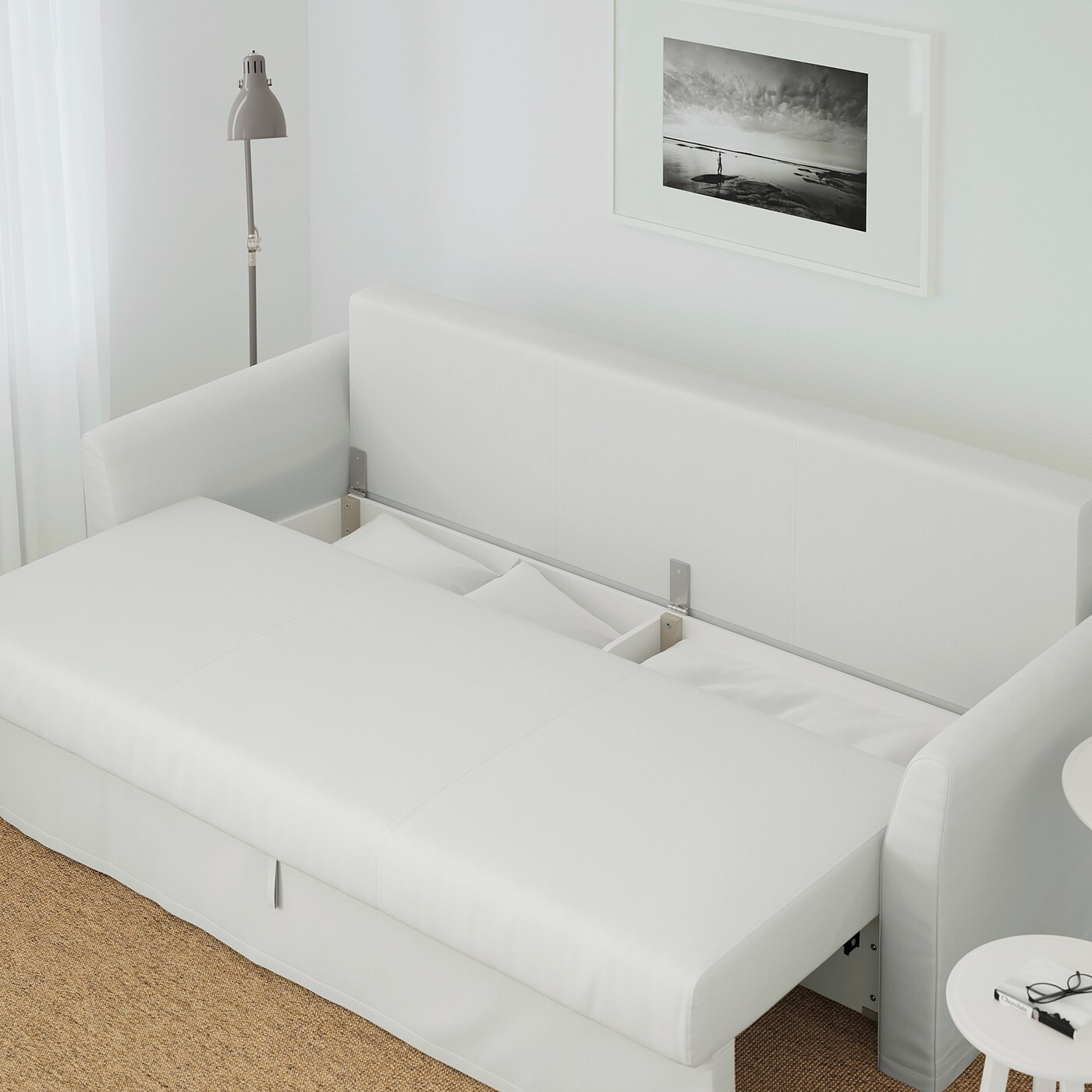 HOLMSUND Three-seat sofa-bed