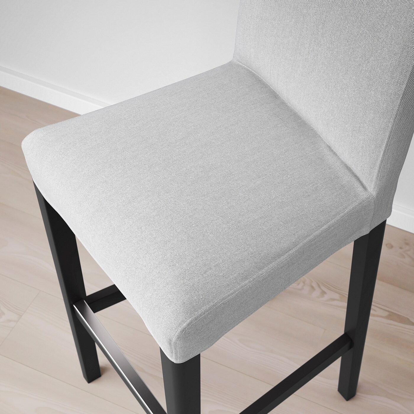 BERGMUND Bar stool with backrest