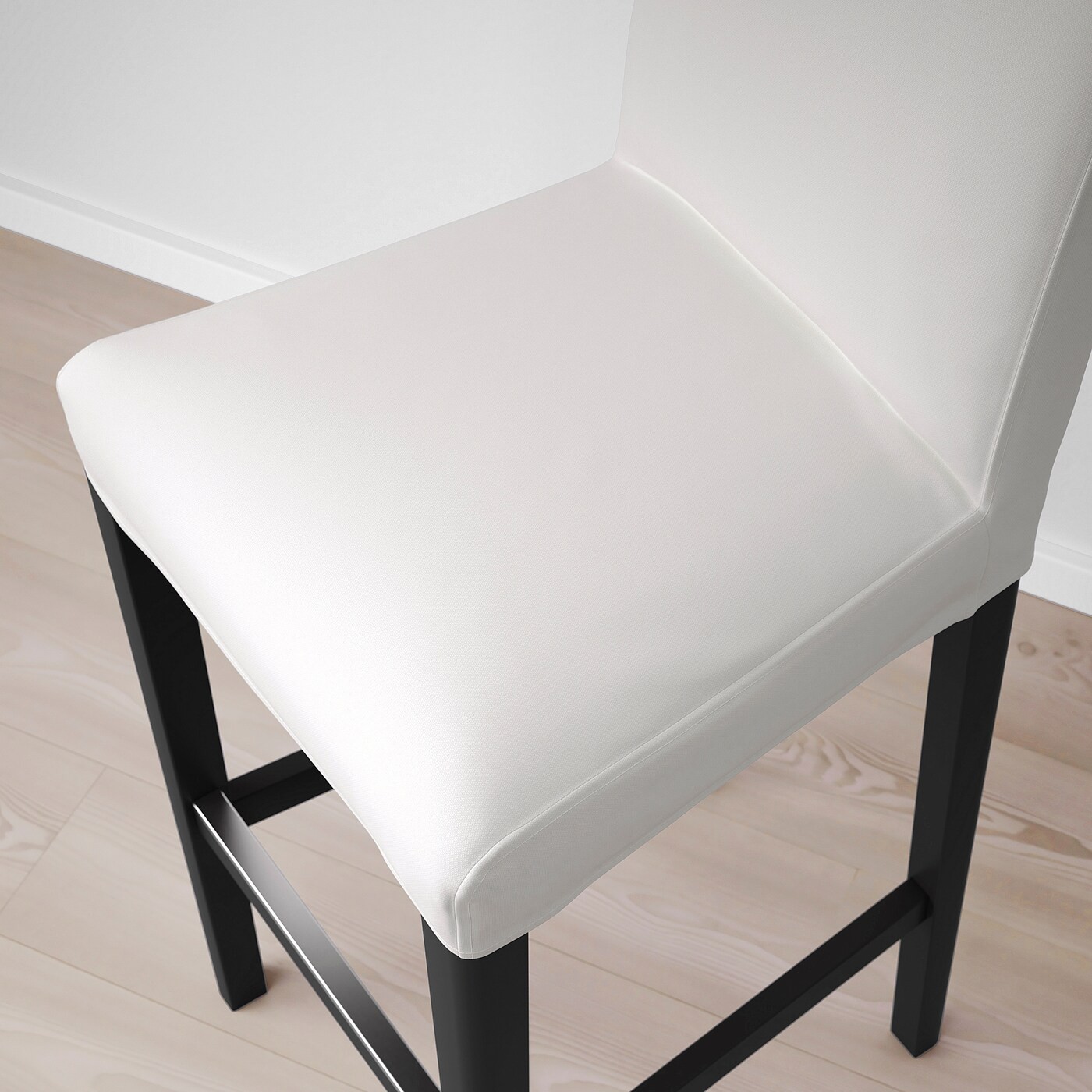 BERGMUND Bar stool with backrest