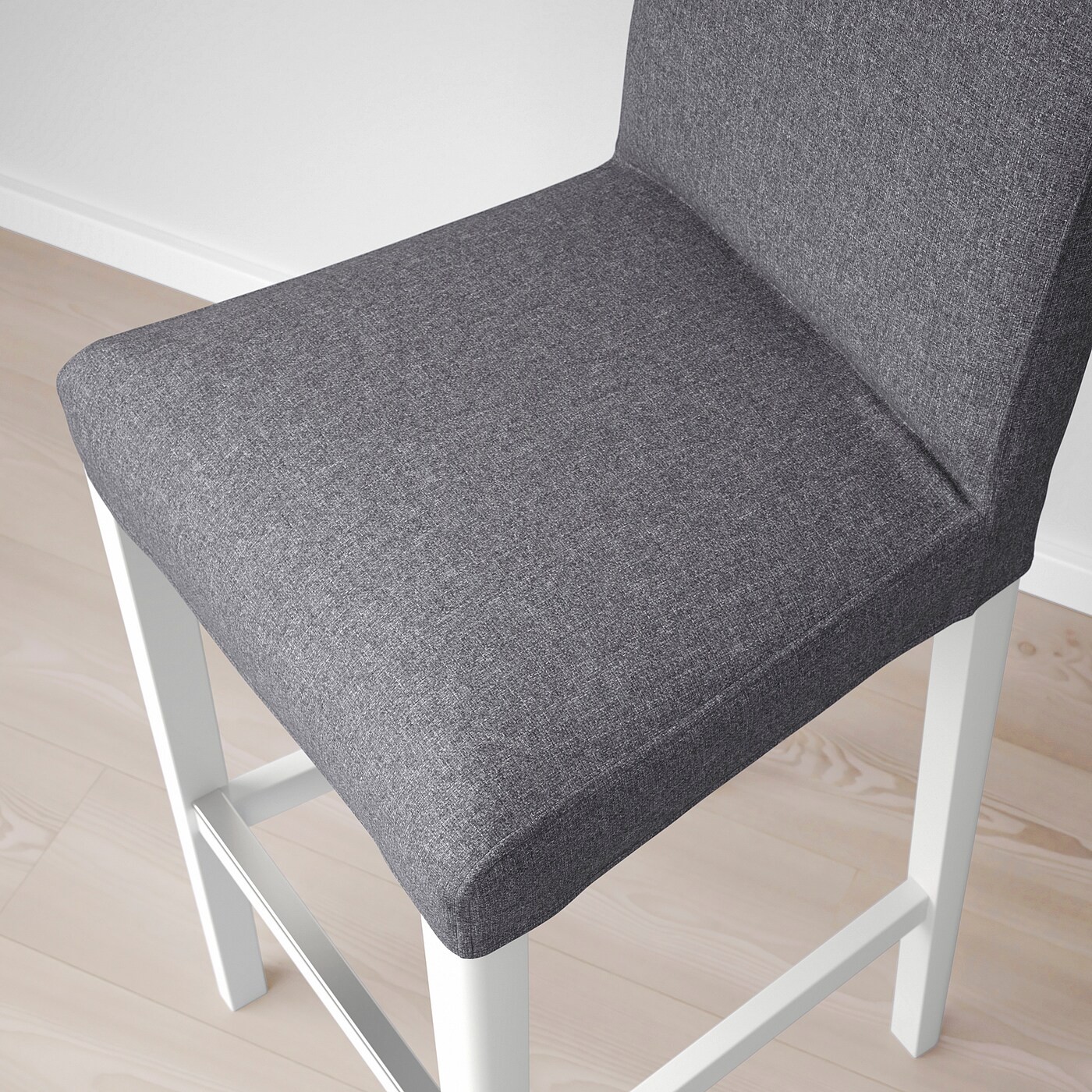 BERGMUND Bar stool with backrest