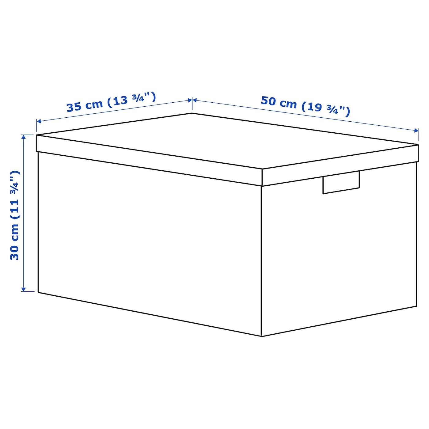 TJENA Storage box with lid