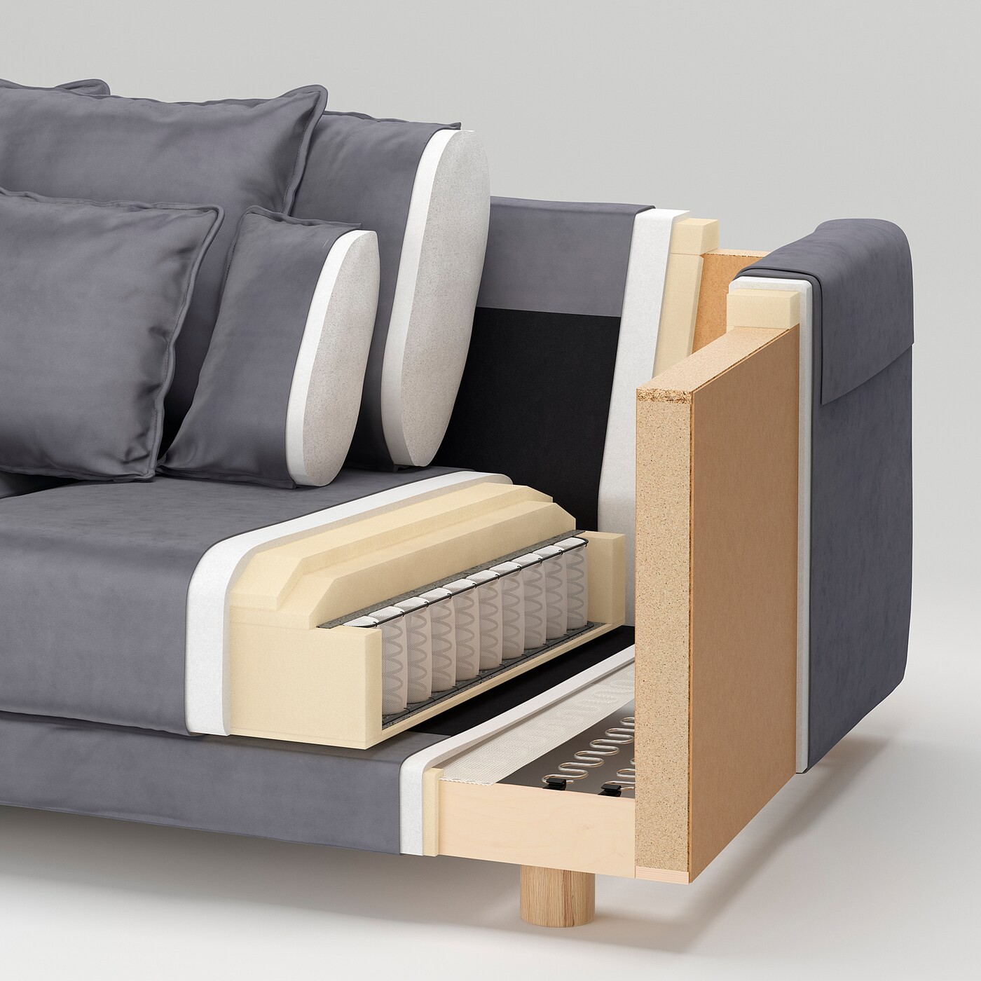 STOCKHOLM 2017 Three-seat sofa