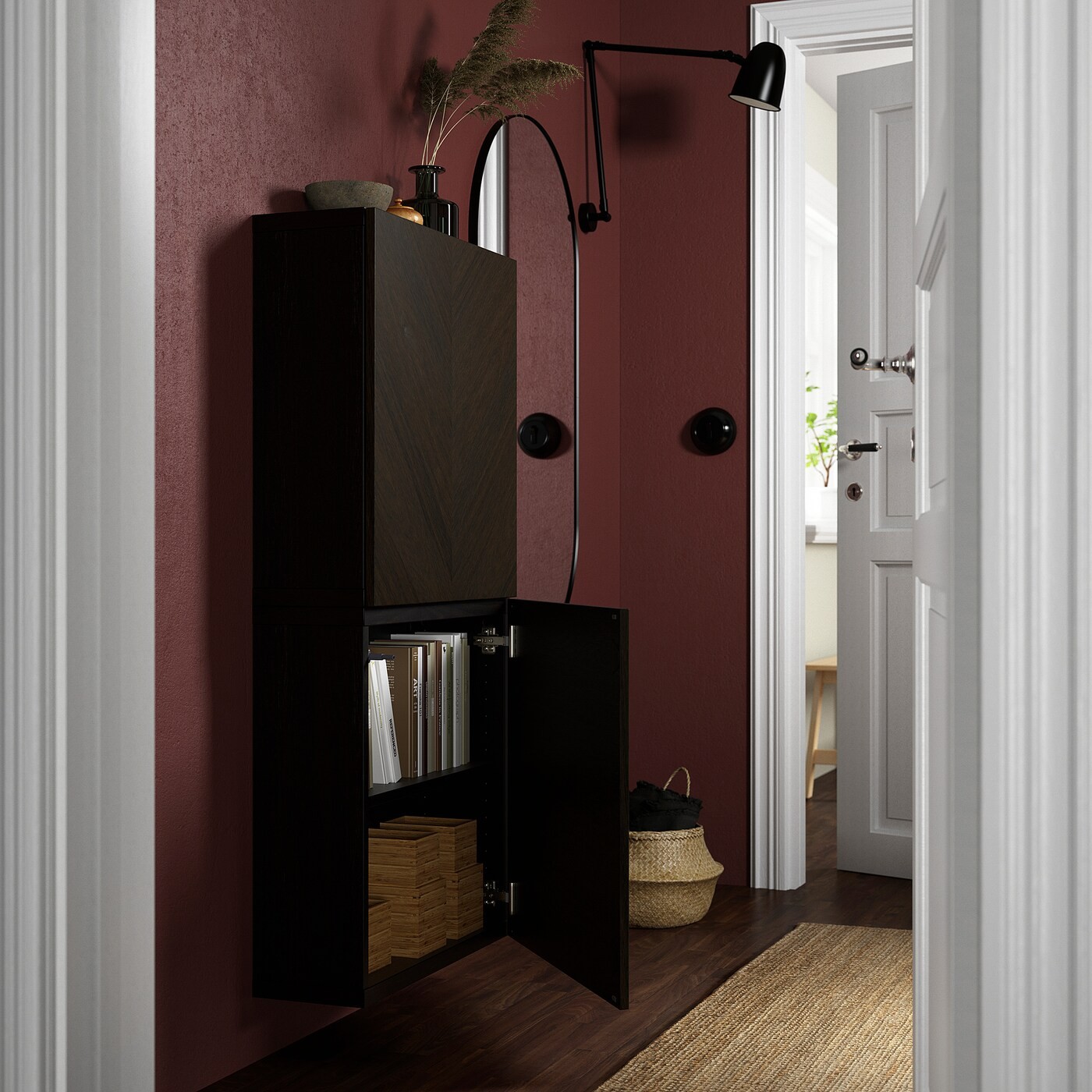 BESTÅ Wall cabinet with 2 doors