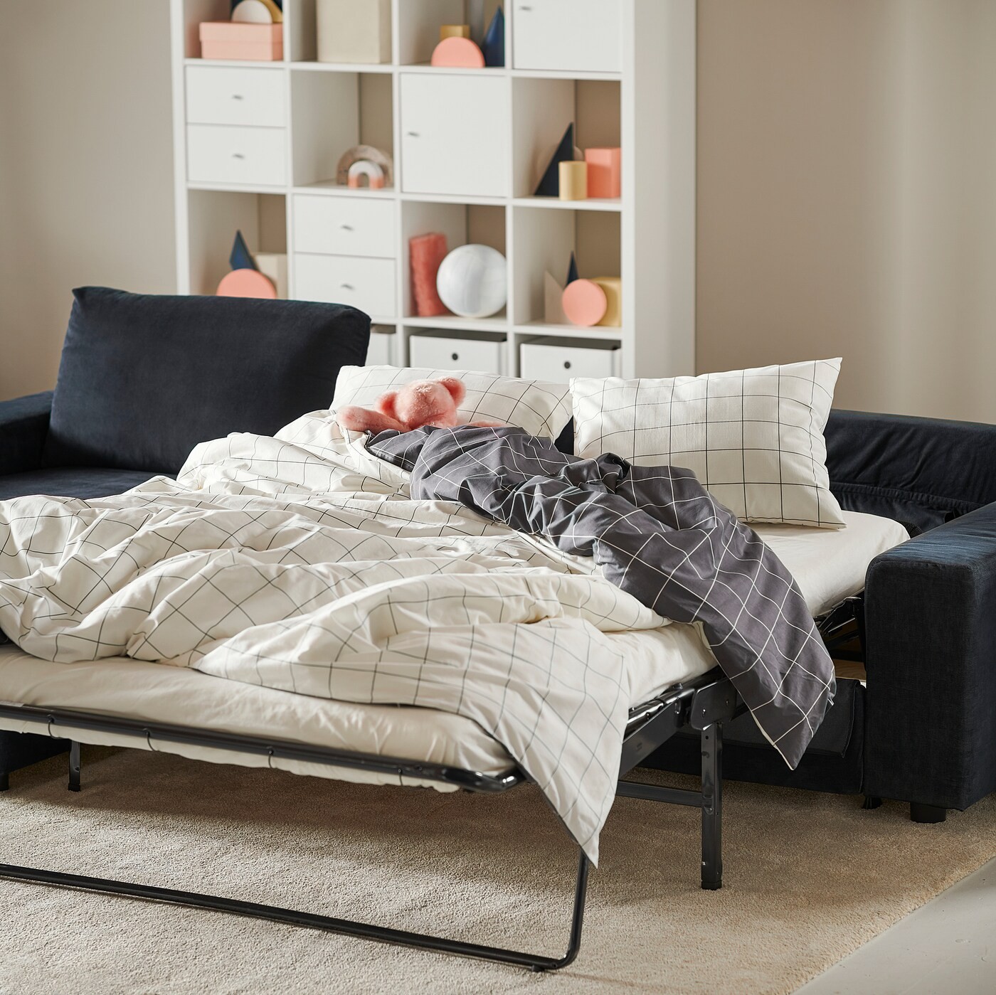 VIMLE 3-seat sofa-bed with chaise longue