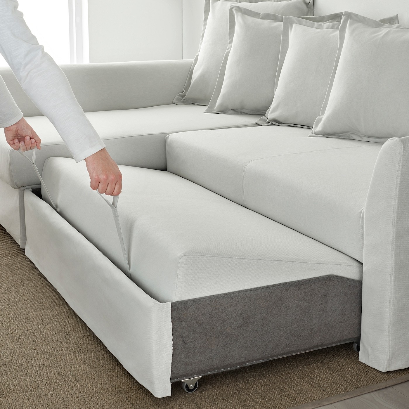 HOLMSUND Corner sofa-bed