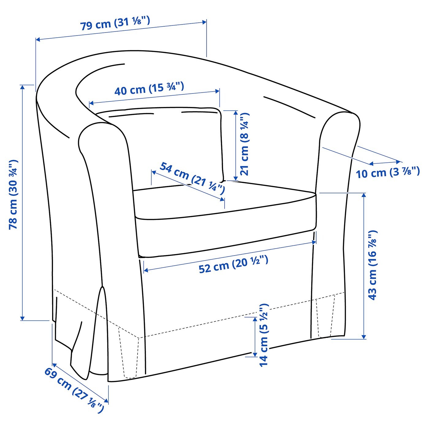 TULLSTA Armchair