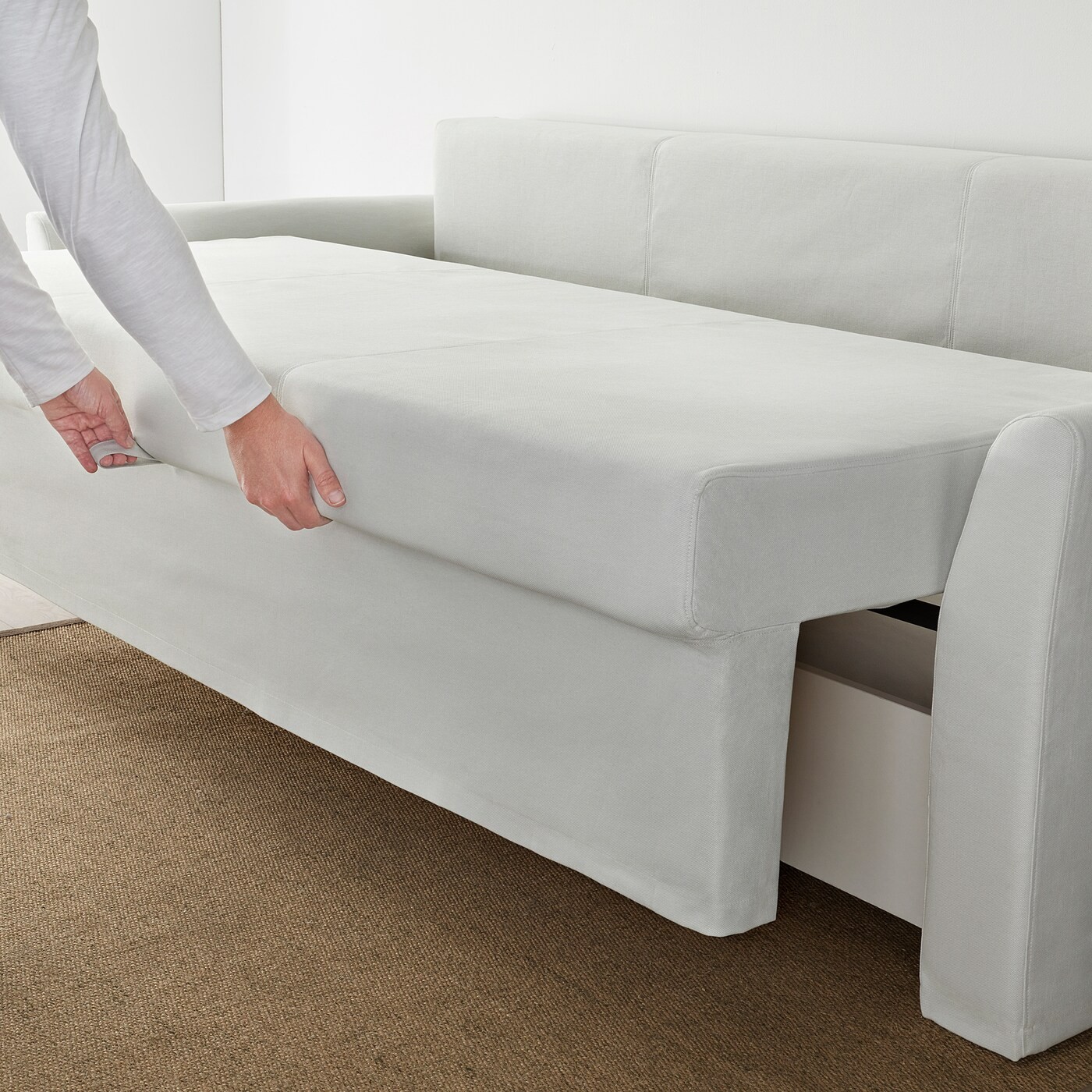 HOLMSUND Three-seat sofa-bed