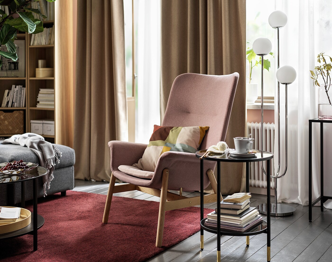 VEDBO High-back armchair