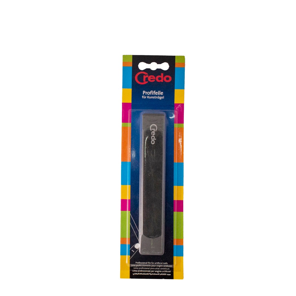 Credo Solingen Prof Nail File - Artif Nails Black Blstr | 1 Pc