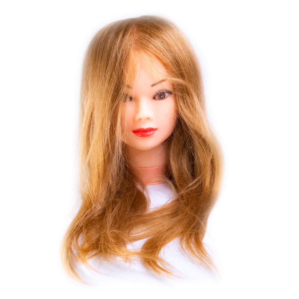 Diva Mannequin Head Mixed Hair L24&quot; | #6 Brown