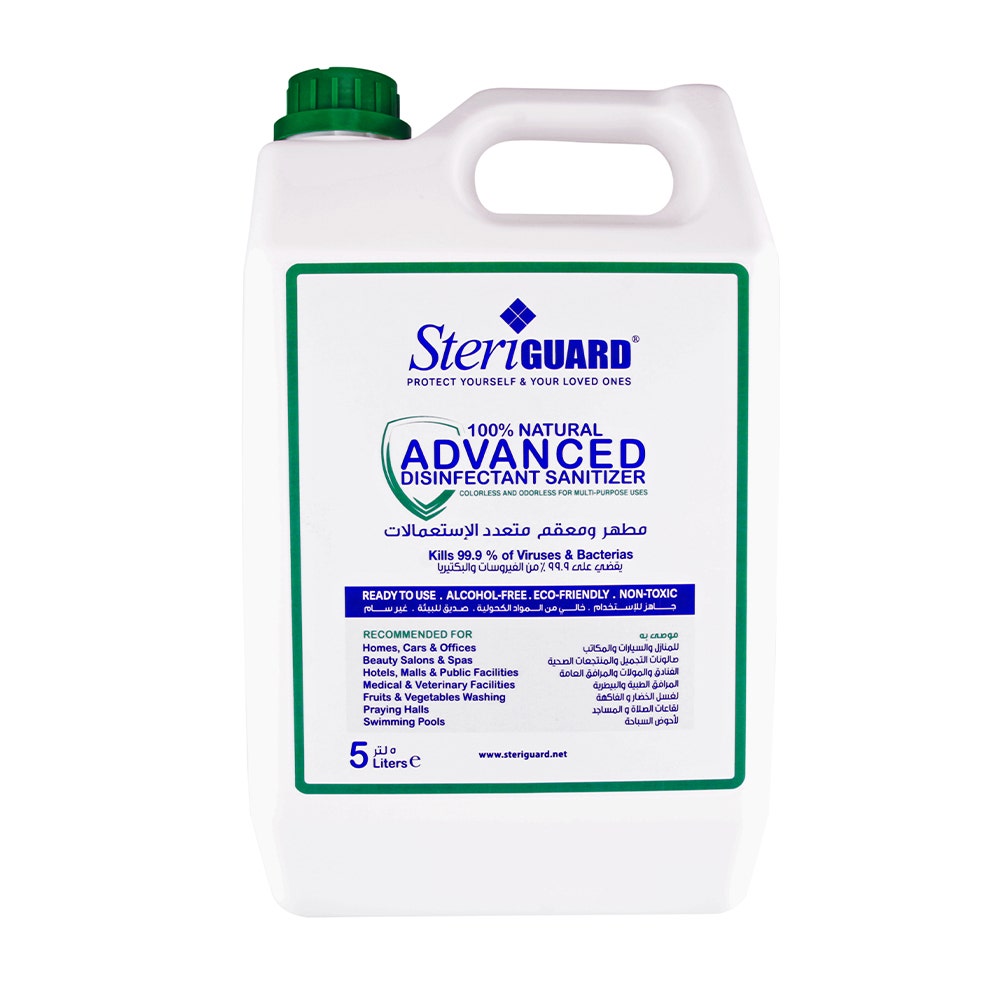 Steriguard 100% Natural Disinfectant Sanitizer | 5 L