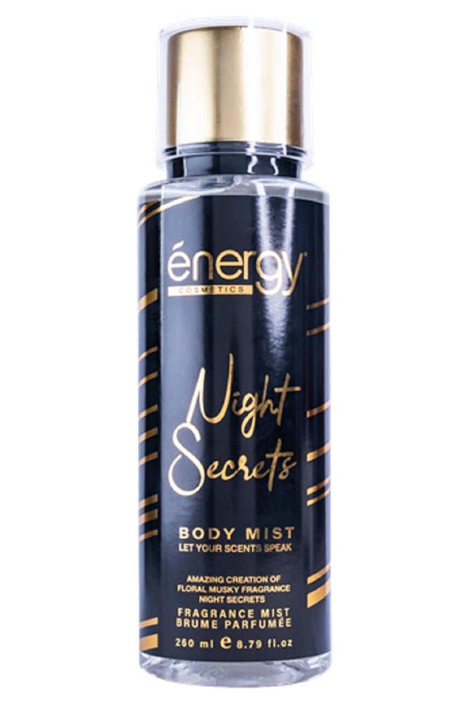 Energy Cosmetics Body Mist Night Secret | 260 Ml | Ab02Bbm014