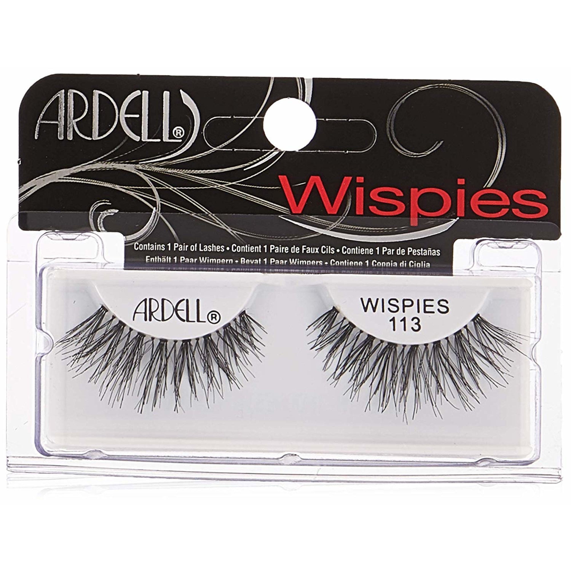 Ardell Natural Lashes | 113- Black- 1 Pair