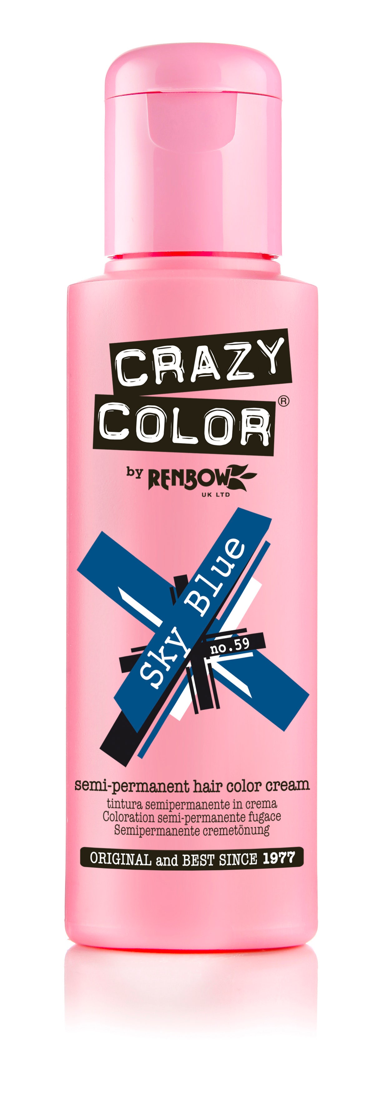 Crazy Color Cream Sky Blue #59 | 100 Ml