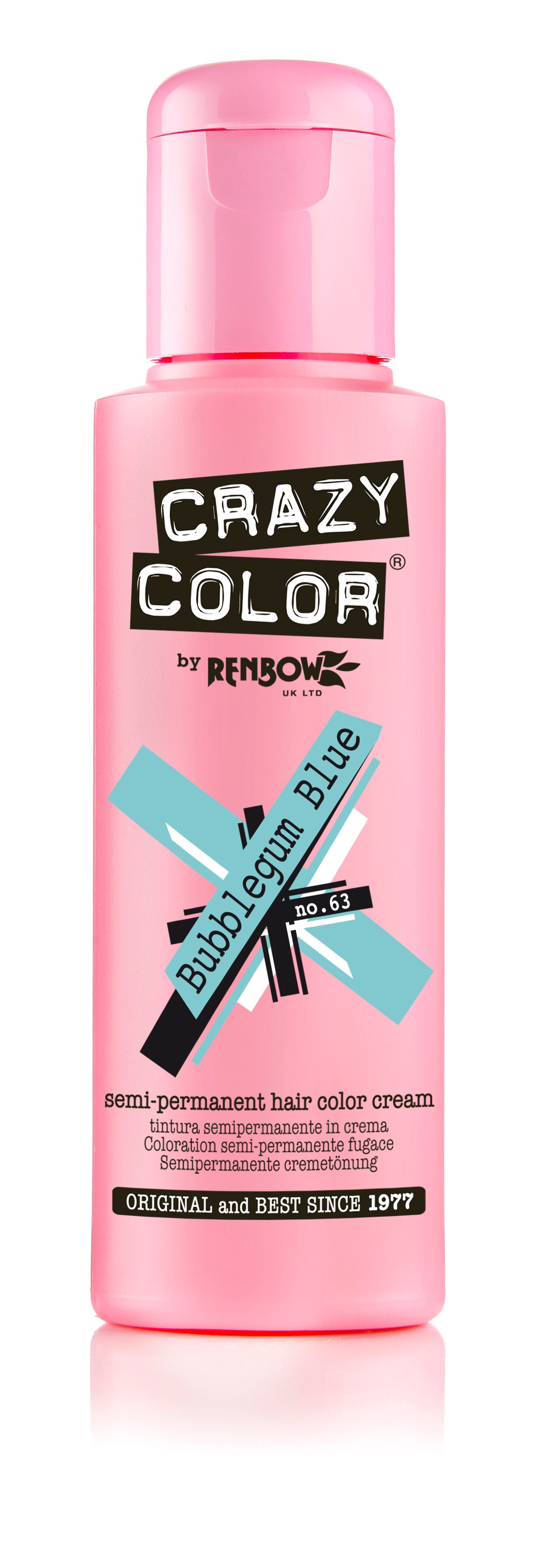 Crazy Color Cream Bubblegum Blue #63 | 100 Ml