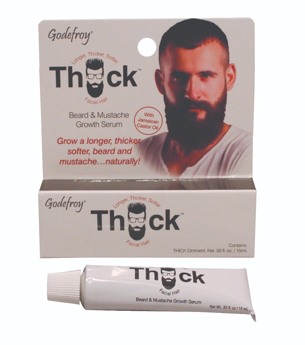 Godefroy Thick Beard &amp; Mustache Growth Serum | 15 Ml