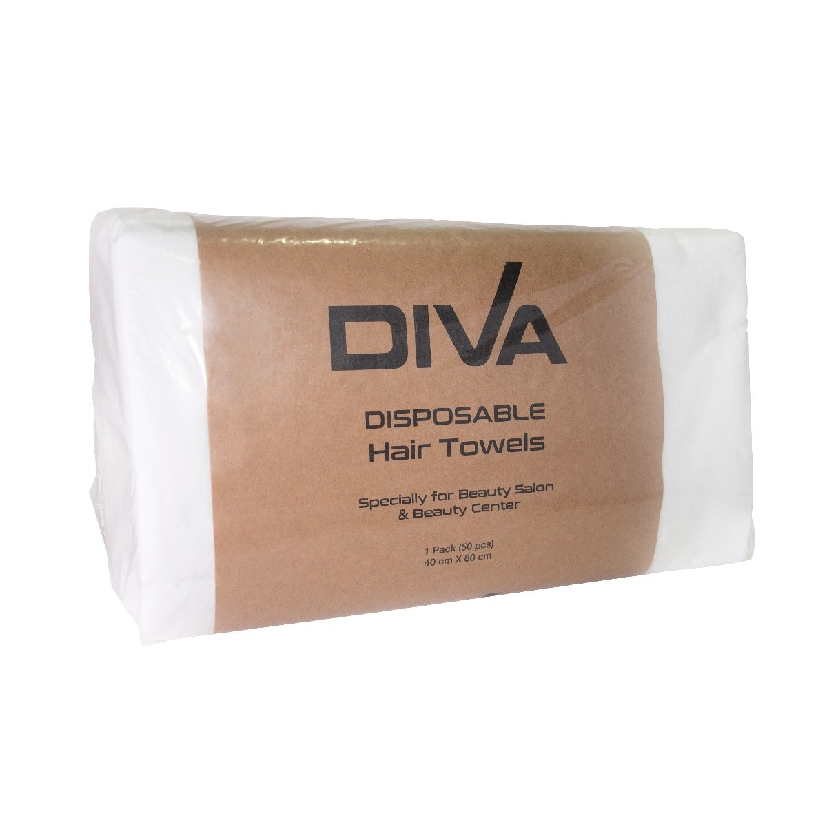 Diva Disposable Hair Towels |40 X 80Cm 50Pcs/Pk